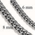 MEN'S SILVER CHAIN WITH CROSS